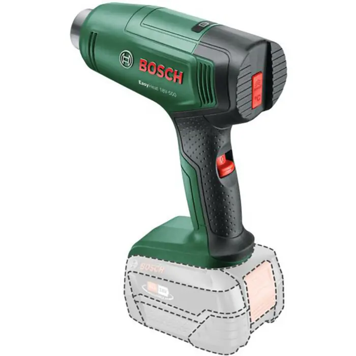 Bosch Powertools EasyHeat 18V-500 solo, 18Volt (green/black, without battery and charger, POWER FOR ALL ALLIANCE)