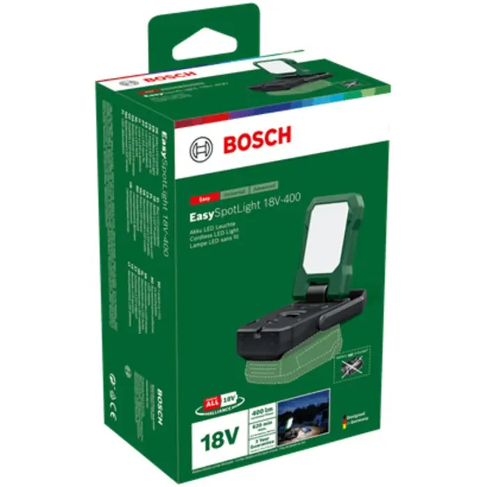 Bosch Powertools EasySpotLight 18V-400 (without battery and charger)