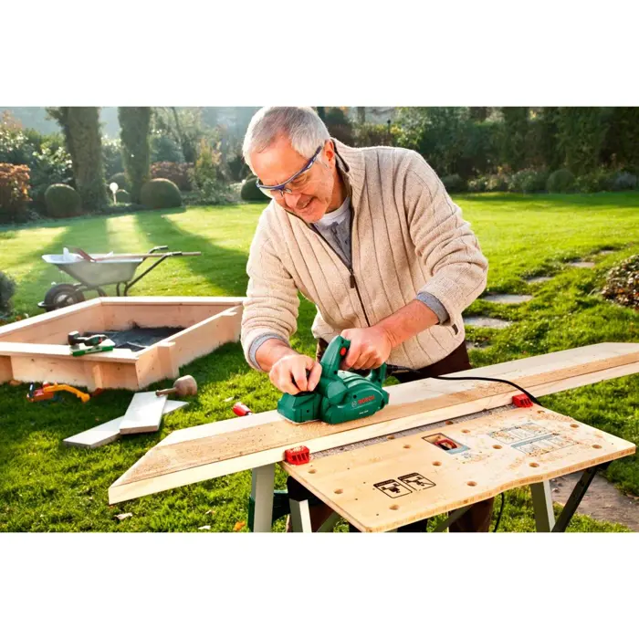Bosch Powertools electric planer PHO 1500 (green/black, 550 watts)