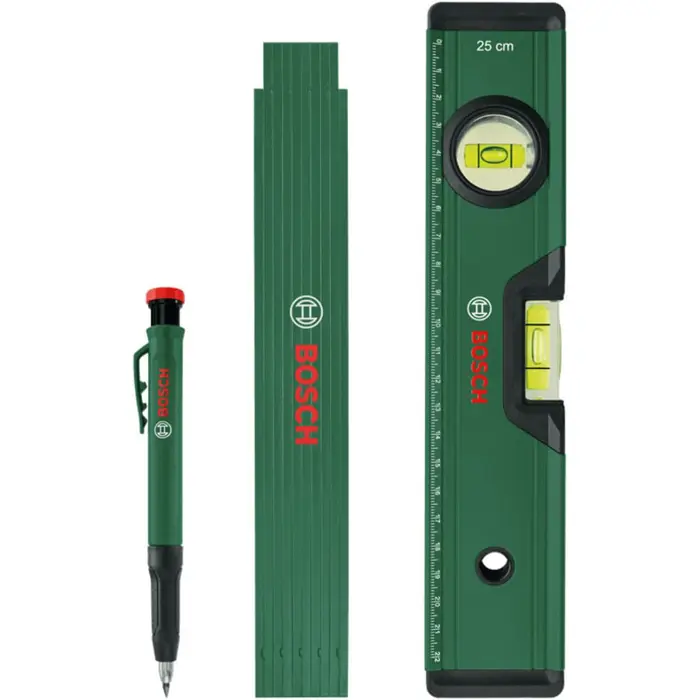 Bosch Powertools marking set, 3 pieces (green/black, 3 pieces)
