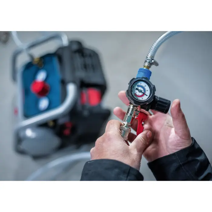 Bosch Powertools PRO GKO18V-51 cordless compressor (blue/silver)