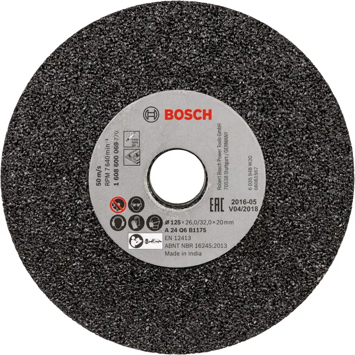 Bosch Powertools PRO Metal grinding disc, Ř 125mm, K24 (bore 20mm, for straight grinders)