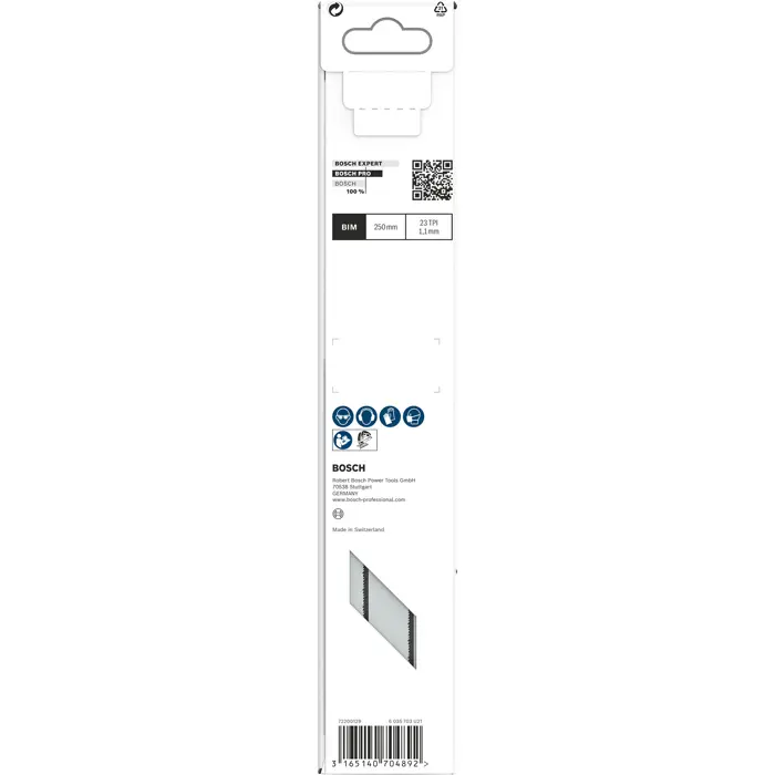 Bosch Powertools PRO Metal Sandwich precise jigsaw blade T 1018 AFP, 250mm (3 pieces)