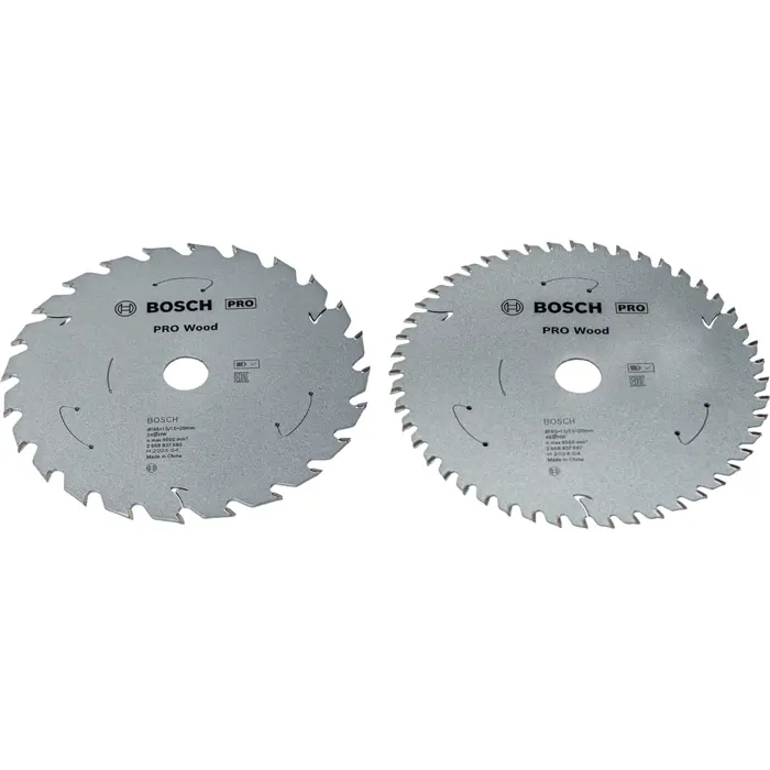 Bosch Powertools PRO Wood Cordless circular saw blade 165 mm (2 pieces, promo pack)