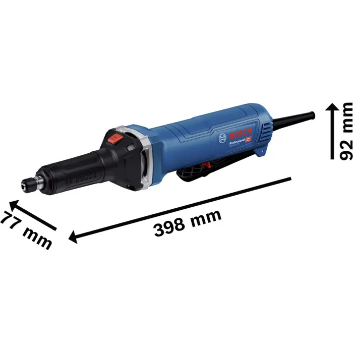 Bosch Powertools Straight Grinder GGS 30 LPS Professional (blue, 750 Watt, long, slim grinding spindle)