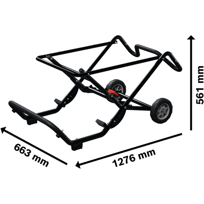 Bosch Powertools transport and work table GTA50W 0601B57000 (black, for Bosch table saws)