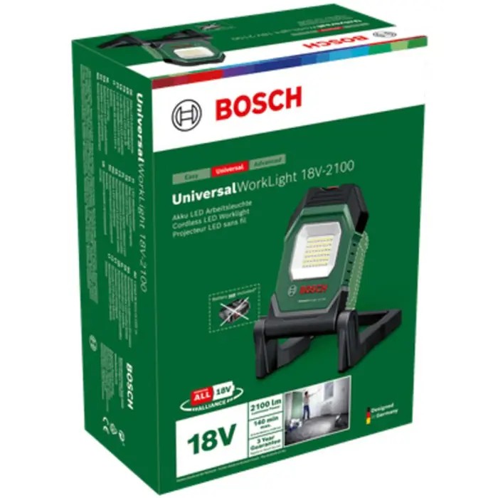 Bosch Powertools UniversalWorkLight 18V-2100 (without battery and charger)