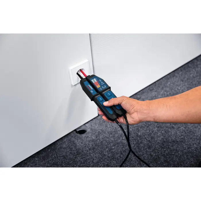 Bosch Powertools voltage tester GVT 1000-15 Professional (blue/black, 2x batteries, bag)