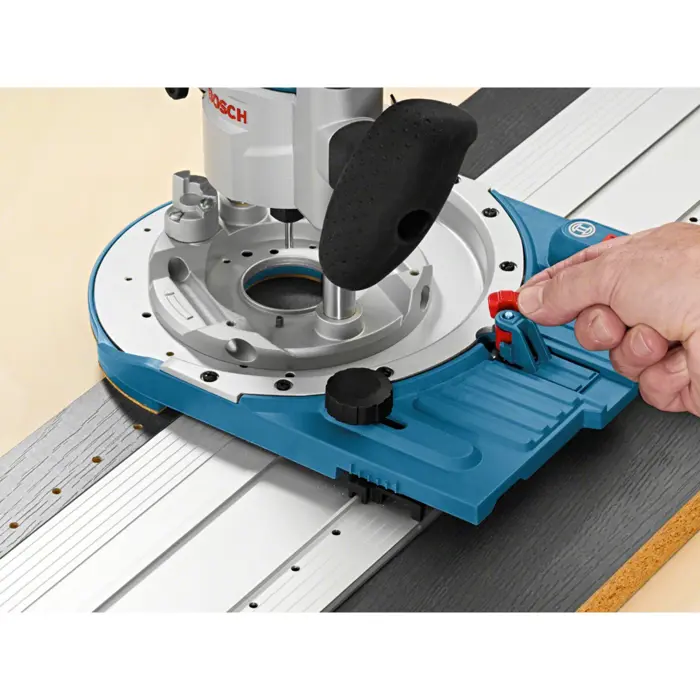 Bosch Professional cordless edge router GKF 18V-8 Professional solo + plunge unit, router blue/black, without battery and charger, in L-BOXX