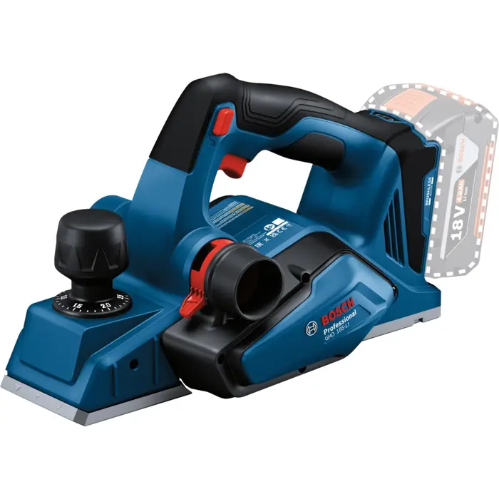 Bosch Professional Cordless Rebate Planer GHO 18V-26 Professional solo, 18 Volt, Electric Planer blue/black, without battery and charger