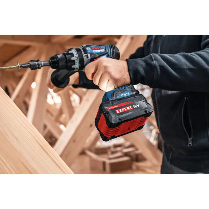 Bosch Professional Expert Starter Set 18V, 2x EXBA 18V-80 + charger EXAL18V2-320 black, 2x Li-ion battery 8Ah, L-BOXX, AMPShare Alliance