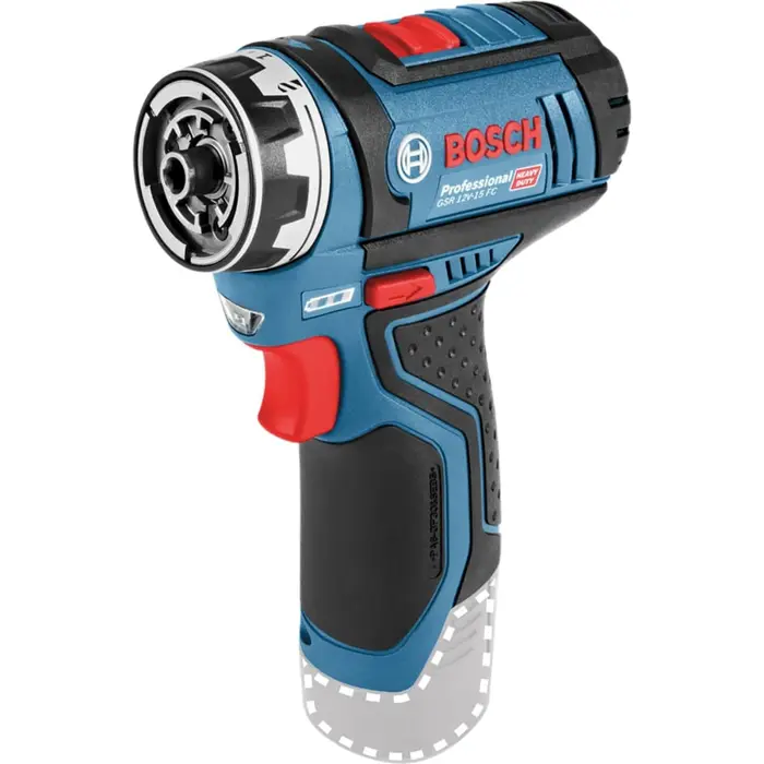 Bosch Professional GSR 12V-15 FC Flexiclick cordless screw driller + case + 2 Batteries 2.0Ah - 06019F6001