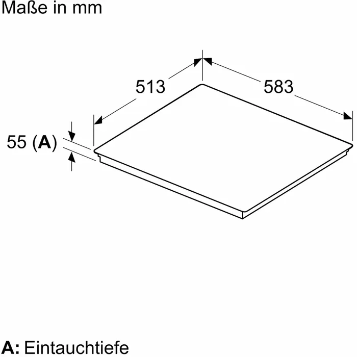 Bosch PVQ645HB1E Series 6, Autonomous hob