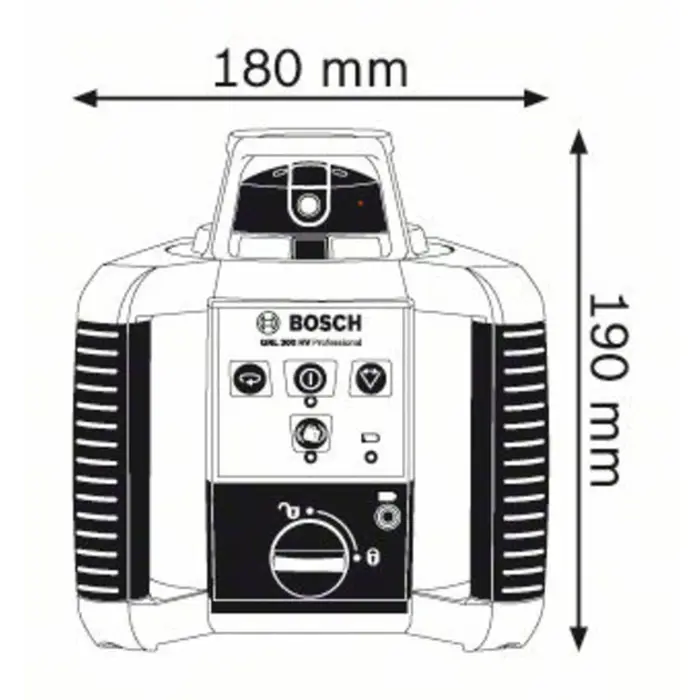 Bosch Rotary Laser GRL 300 HV SET blue