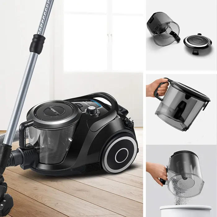 Bosch Series | 6 BGC41XSIL, floor vacuum cleaner (black)