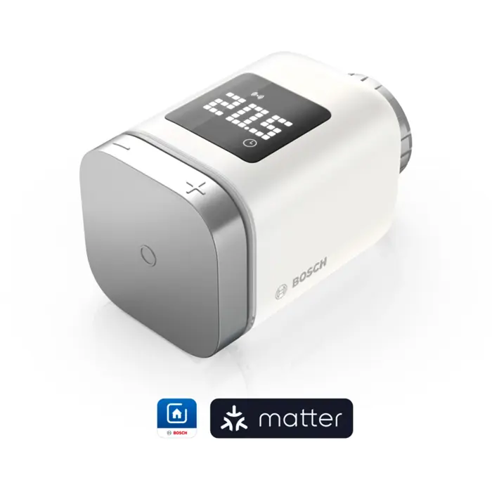 Bosch Smart Home Smart Home Radiator Thermostat II [+M], Heating Thermostat White