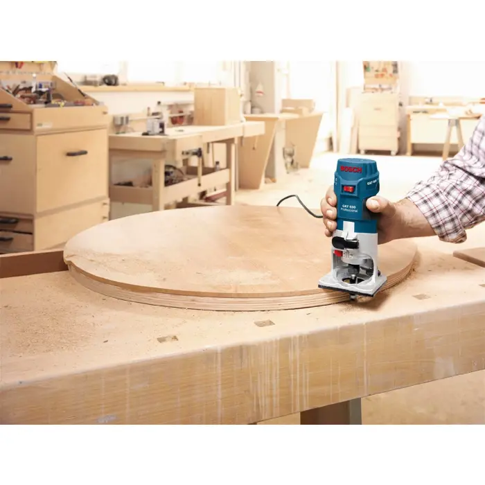 Bosch Straight Grinder GKF 600 blue