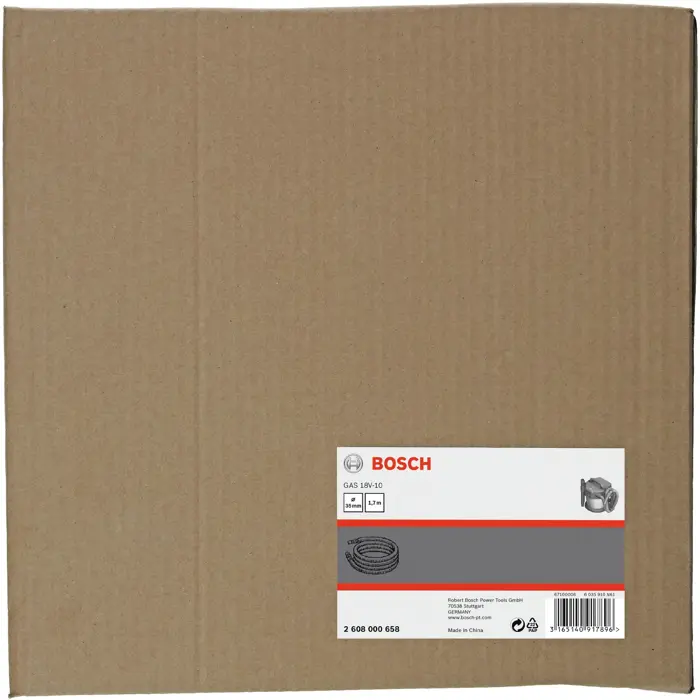 Bosch vacuum cleaner hose, for GAS 18V-10 L (black, 1.5 meters, 35mm)