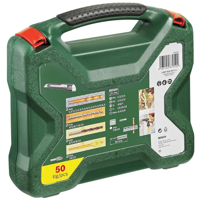 Bosch X-Line Titanium tools set 50 parts