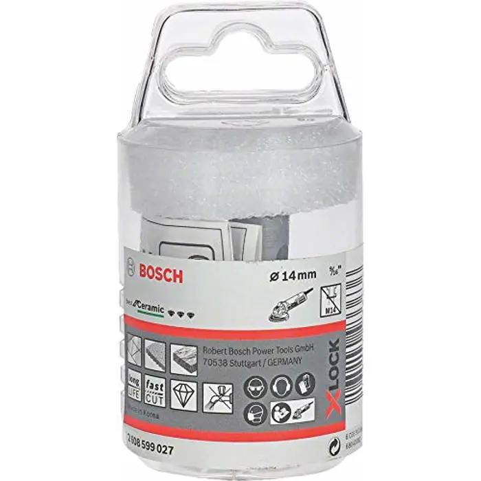 Bosch X-LOCK diamond dry drill bits Best for Ceramic Dry Speed (O 14mm)