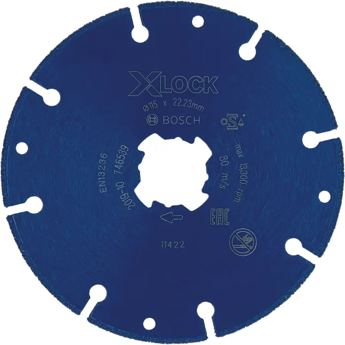 Bosch X-LOCK diamond metal disc 115mm, cutting disc 2608900532