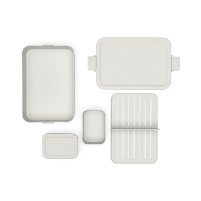 Brabantia lunch box, light grey