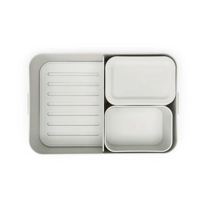 Brabantia lunch box, light grey
