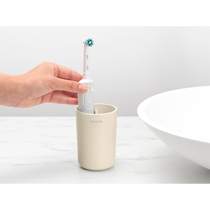 Brabantia toothbrush holder beige