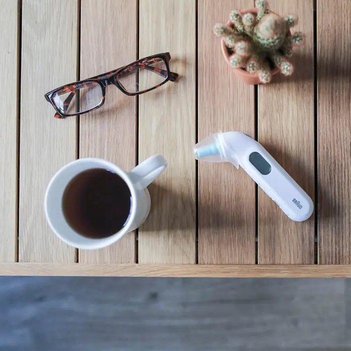 Braun ear thermometer IRT 3030 ThermoScan 3, clinical thermometer (white)