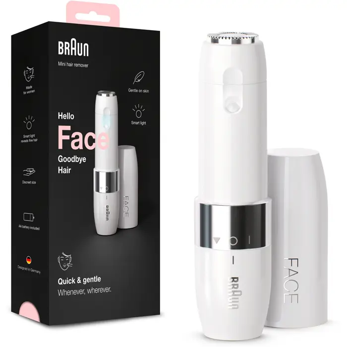 Braun Face Mini Hair Remover FS1000 white