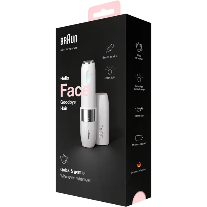 Braun Face Mini Hair Remover FS1000 white