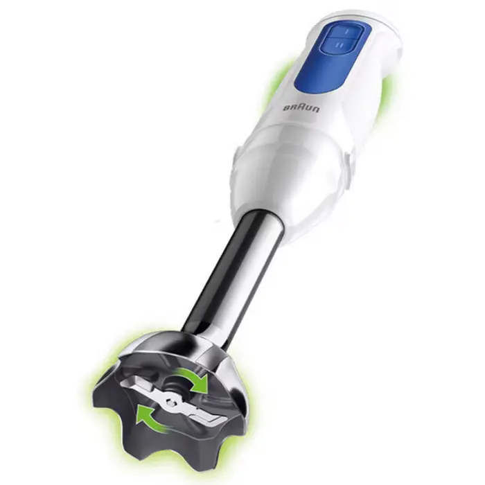 Braun Hand Blender MultiQuick 3 MQ30202M white/blue, 900 watts, with chopper and whisk