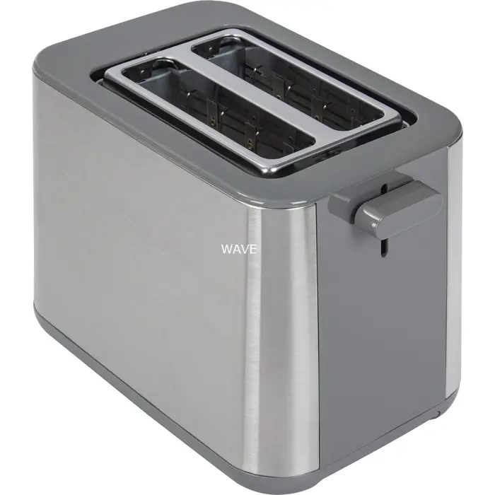 Braun Household Toaster PurShine HT 1510 GY (stainless steel/grey, 900 watts, for 2 slices of toast)