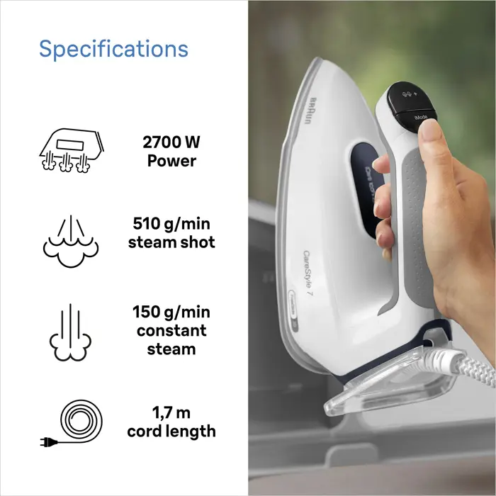 Braun Houshold CareStyle 7 IS 7262 (white/gray)