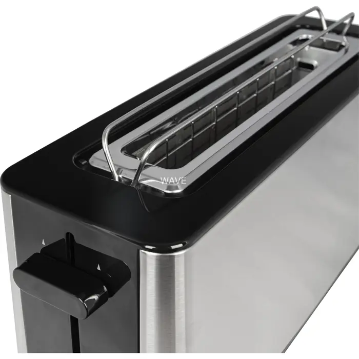 Braun long slot toaster PurShine HT 1610 BK (stainless steel/black, 1,030 watts, for 2 slices of toast)