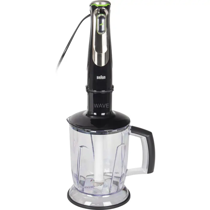 Braun MultiQuick 9 hand blender MQ 9147X (stainless steel/black, 1,200 watts, with 2 choppers, potato masher, whisk)