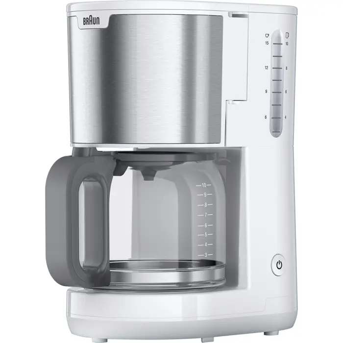 Braun PurShine KF 1500, filter machine white/stainless steel