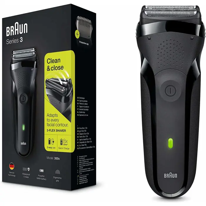 Braun Series 3 - 300S, razors (black)