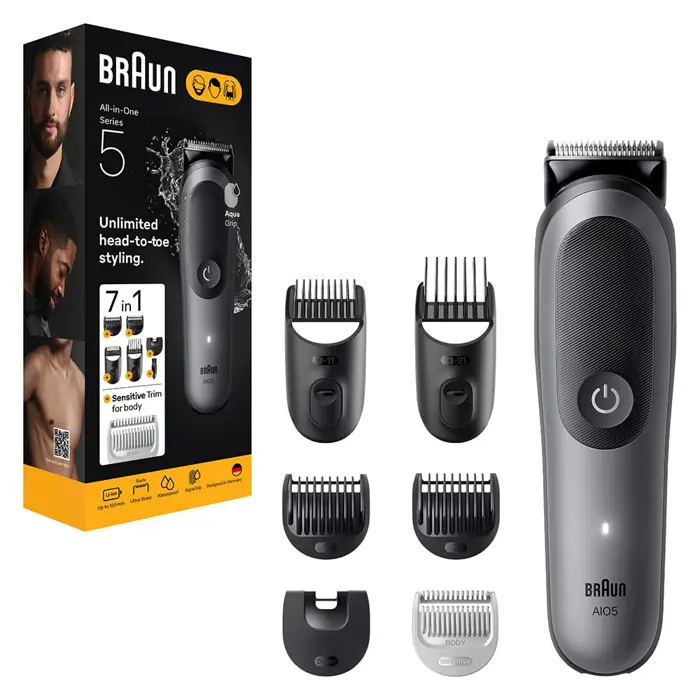 Braun Series 5 All-In-One 5520, hair clipper black/grey, 7-in-1