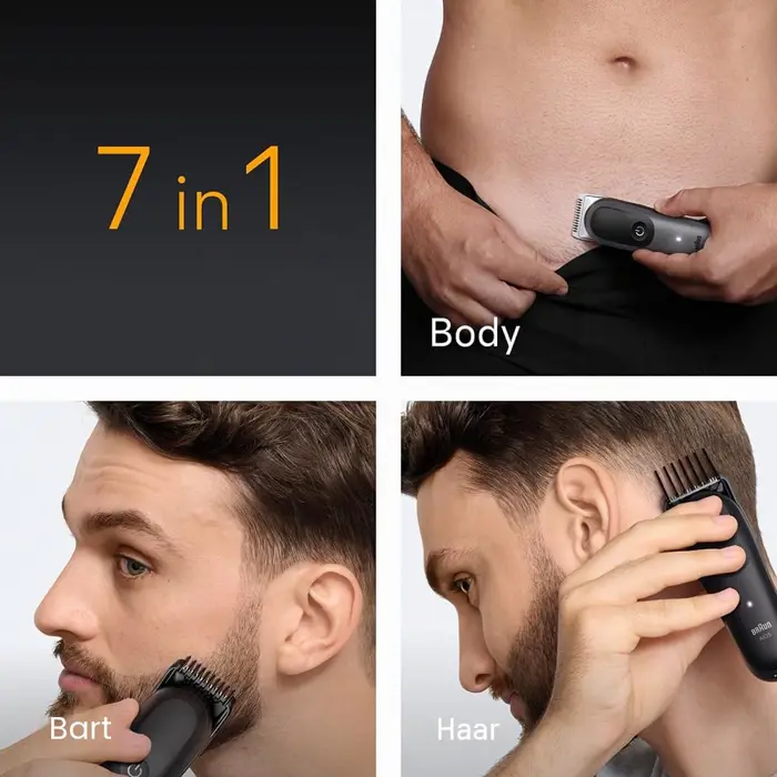 Braun Series 5 All-In-One 5520, hair clipper black/grey, 7-in-1