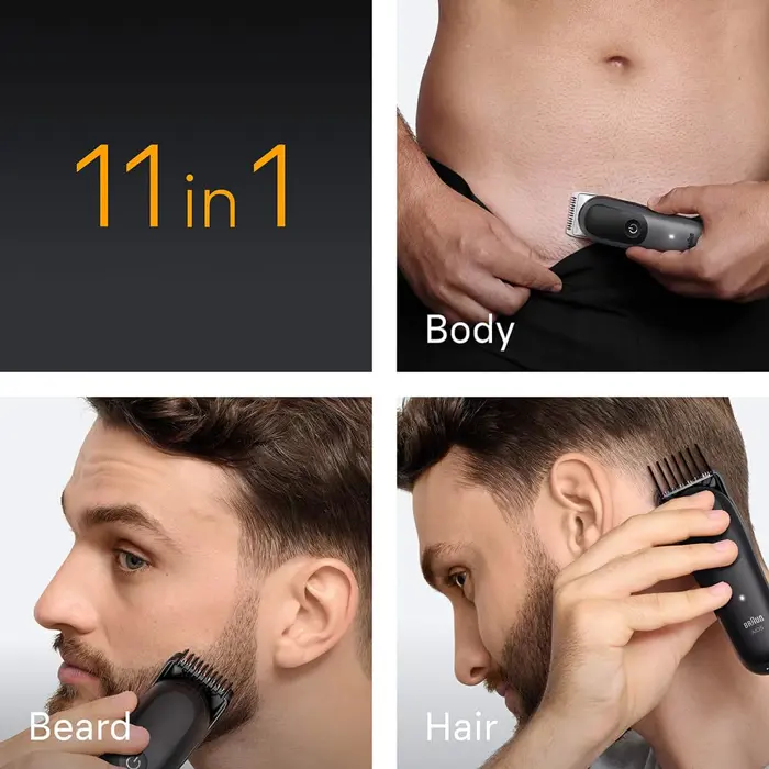 Braun Series 5 All-in-One 5560, hair clipper grey/black, 11-in-1