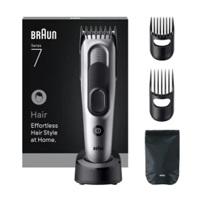 Braun Series 7 Hair Clipper HC7590, hair clipper silver/black