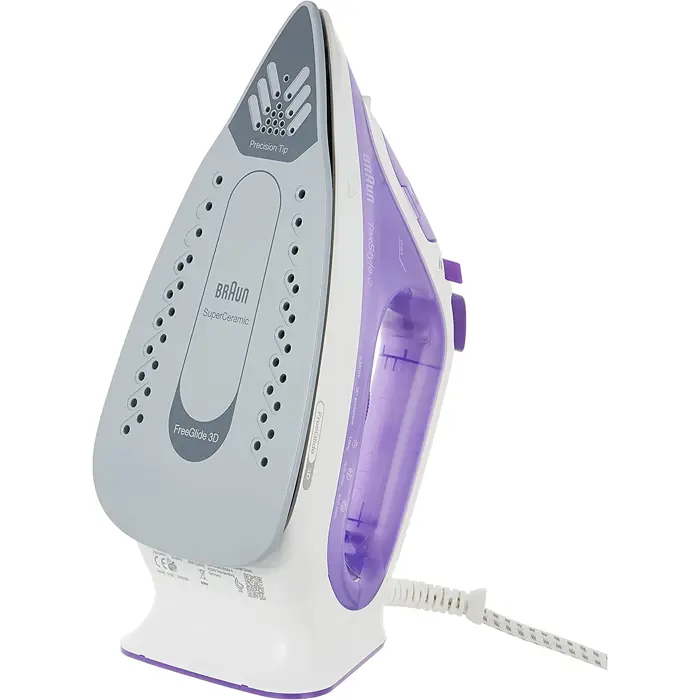 Braun TexStyle 3 SI 3042 VI, steam iron (white/violet)