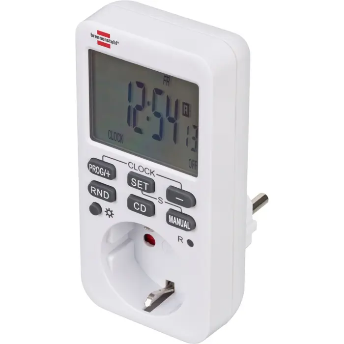 Brennenstuhl Comfort-Line digital weekly timer (white, socket with child protection)