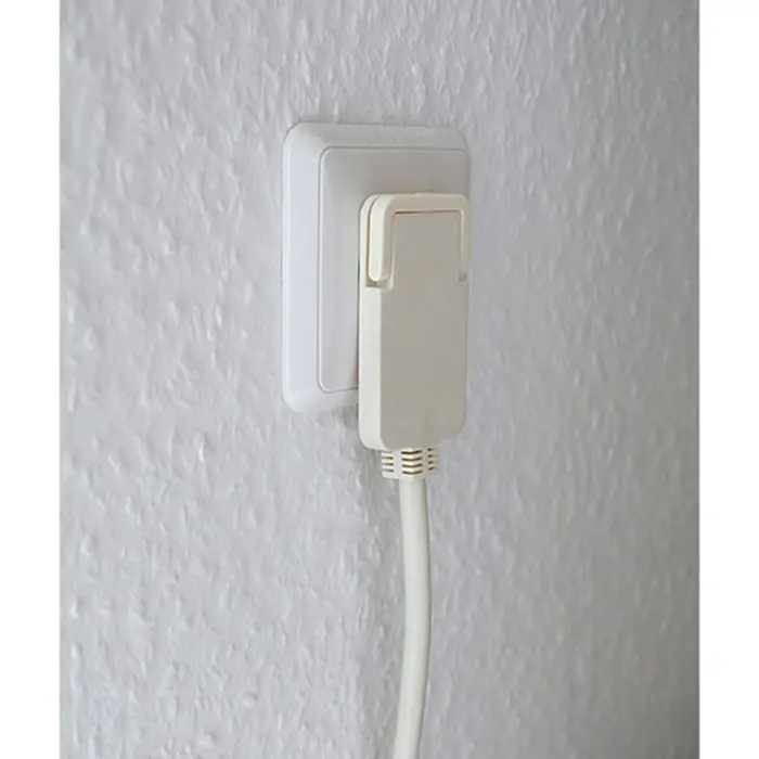 Brennenstuhl extension cable, 1x angled flat plug (white, 10 meters)