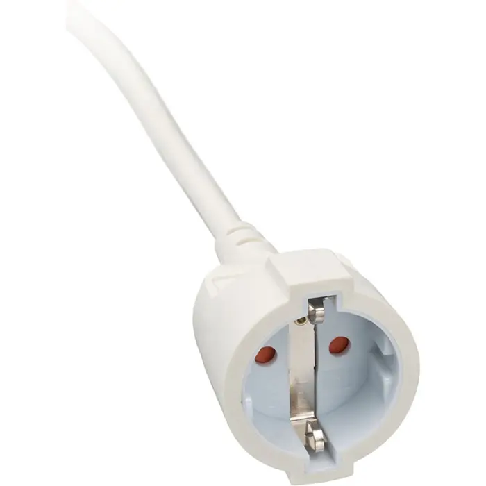Brennenstuhl extension cable, 1x angled flat plug (white, 10 meters)