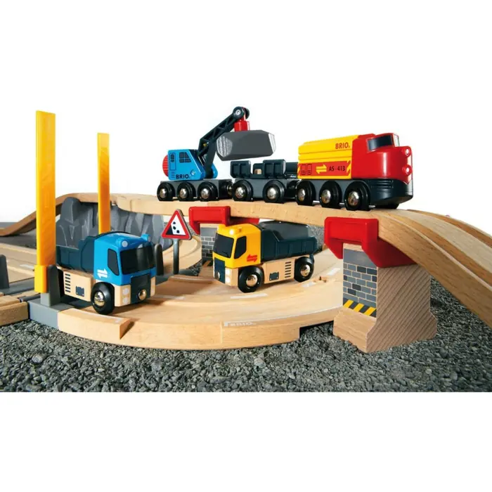 BRIO Roads & Rails Stone Loading Set - 33210
