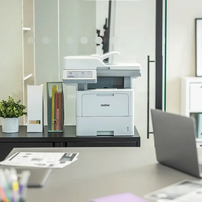 Brother MFC-L6910DN All-In-One Mono Laser Printer with Fax | Brother Multifunction Printer | MFC-L6910DN | Laser | Mono | All-in-one | A4 | Wi-Fi | White