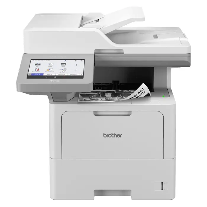Brother MFC-L6910DN All-In-One Mono Laser Printer with Fax | Brother Multifunction Printer | MFC-L6910DN | Laser | Mono | All-in-one | A4 | Wi-Fi | White