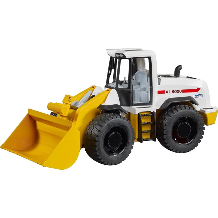 Bruder articulated wheel loader, model vehicle